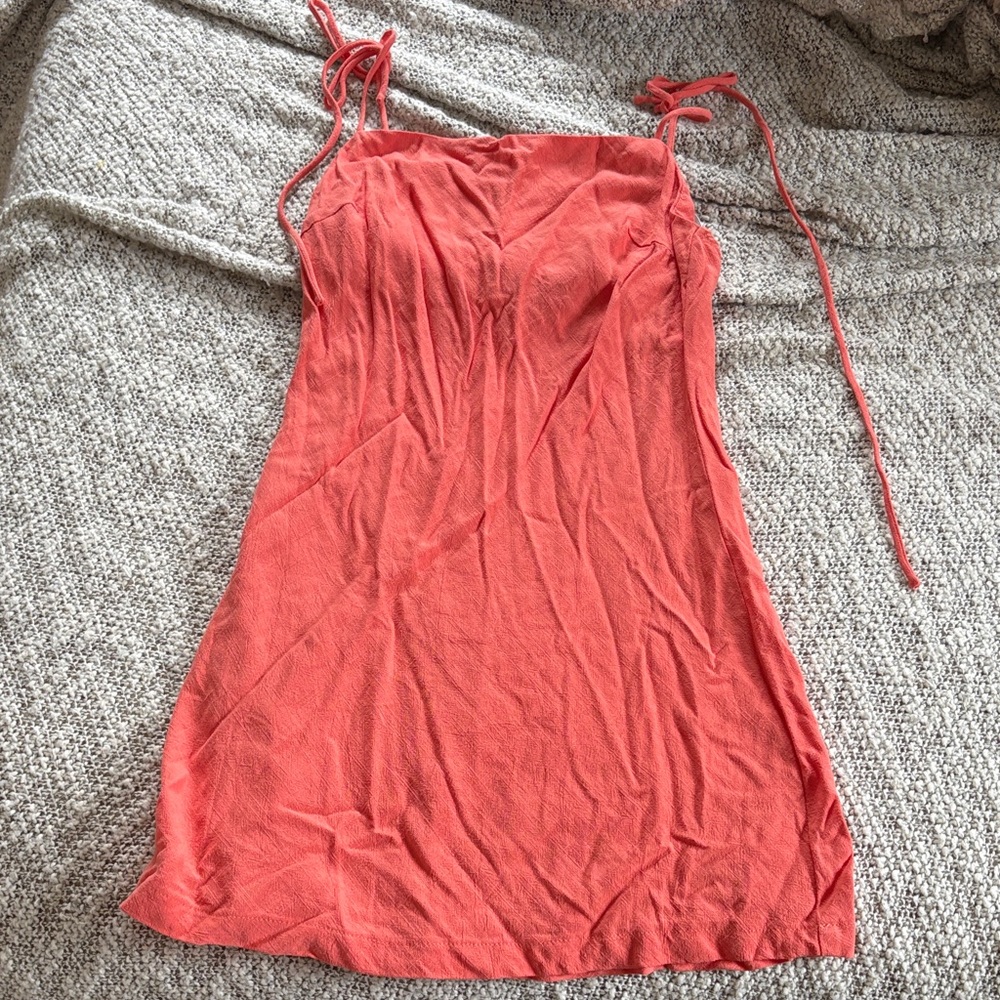 Vibrant Coral Dress